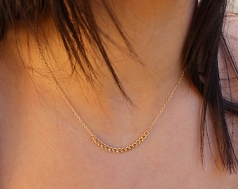 2 Chain Gold Necklace * Dainty Link Chain Necklace * Gold Chain Necklace * Dainty Necklace * Layered Necklace * Minimalist Necklace * Curb