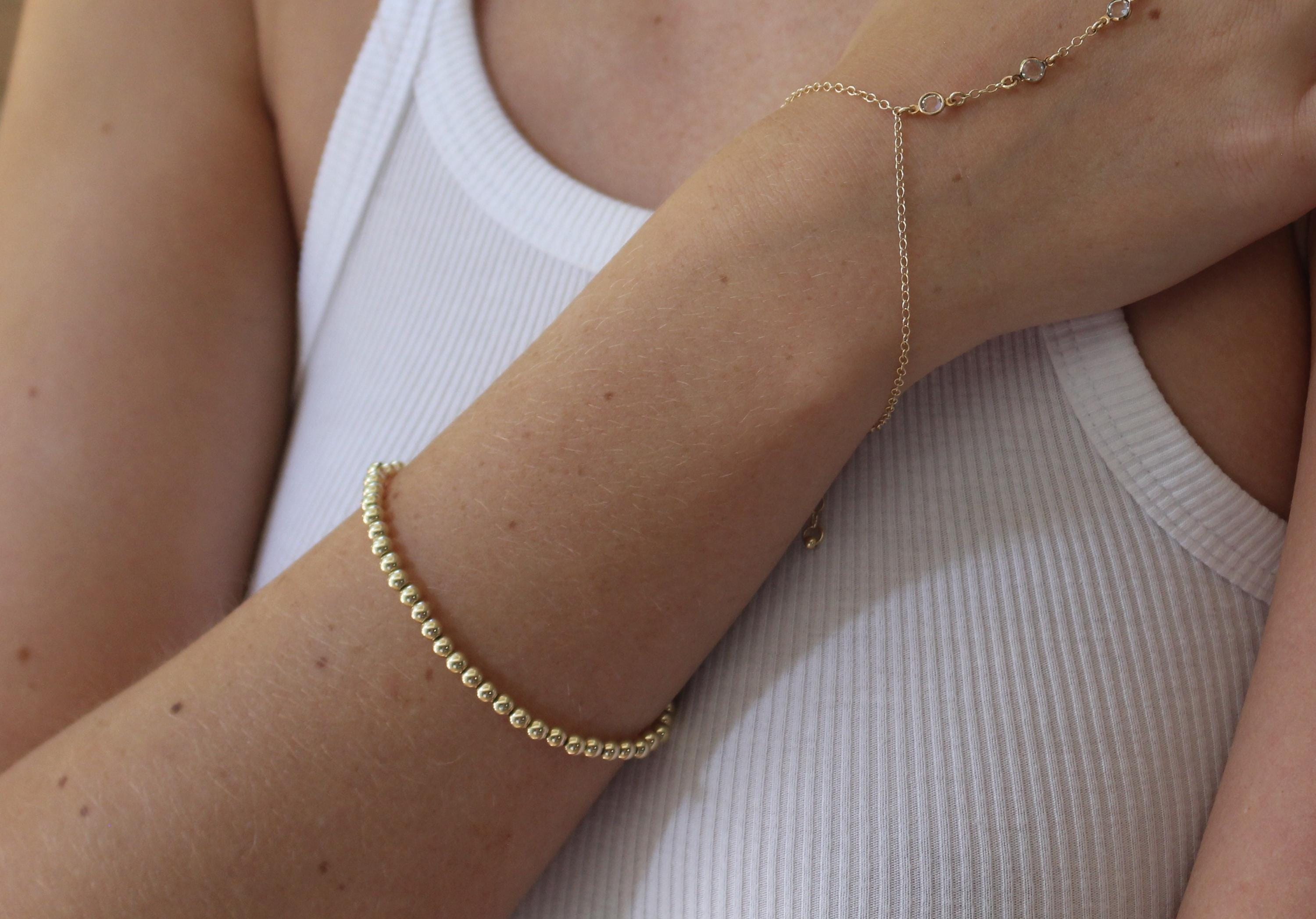 【TommassiniJewelry】Chunky Ball Beaded Stretchブレスレット Bracelets — Store 2