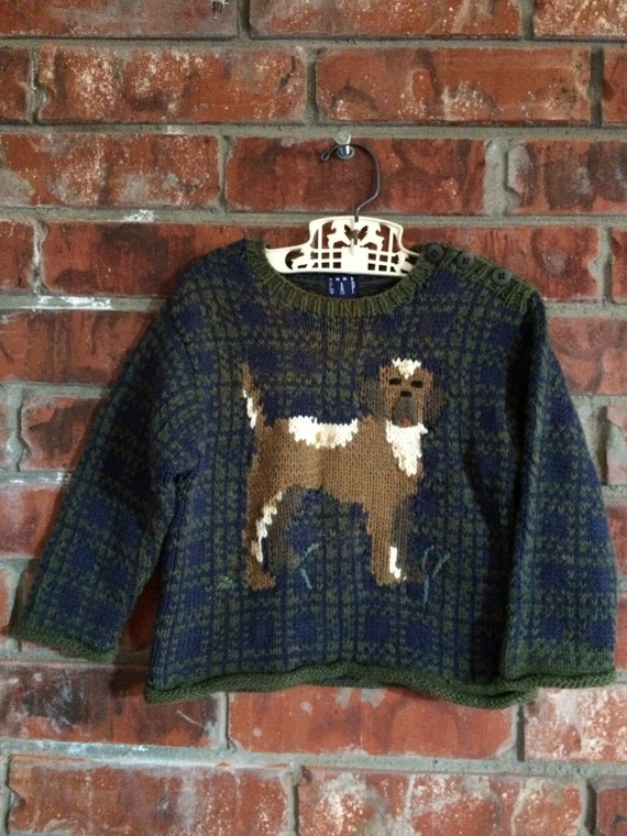 gap dog sweater