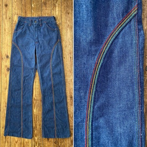 Vintage UNK Jeans Men's 38 Multicolor Retro NBA Team Patches