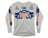 Vintage 70s 80s Honda KSI Racing Long-Sleeve T-Shirt SMALL moto motocross motorcycle race dirt bike 1970s 1980s Anvil Brand Kawasaki