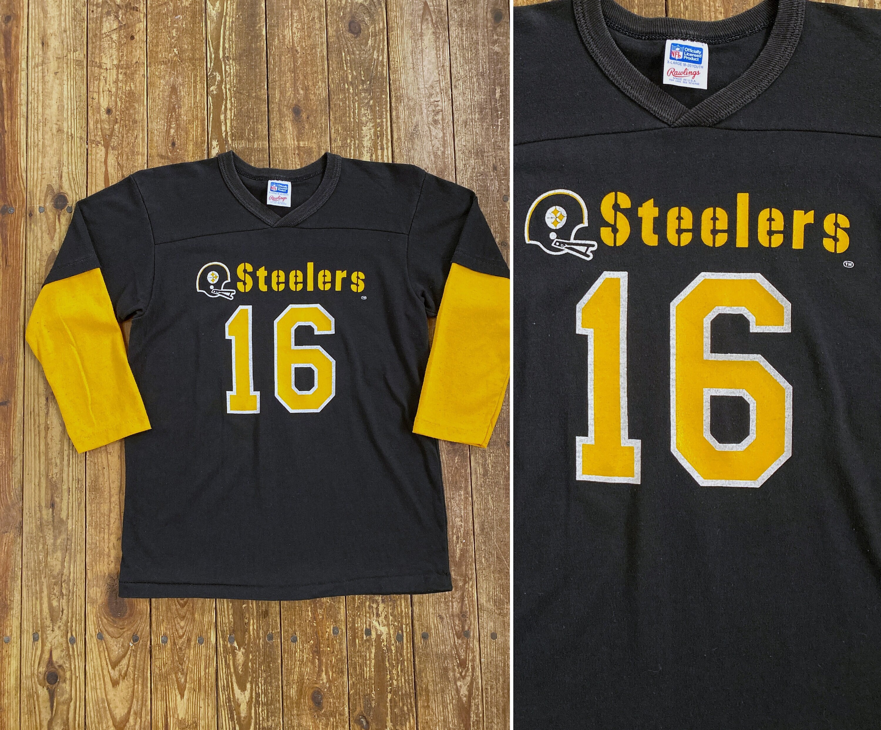 Vintage Pittsburgh Steelers Mesh Football Jersey Champion XL | SidelineSwap