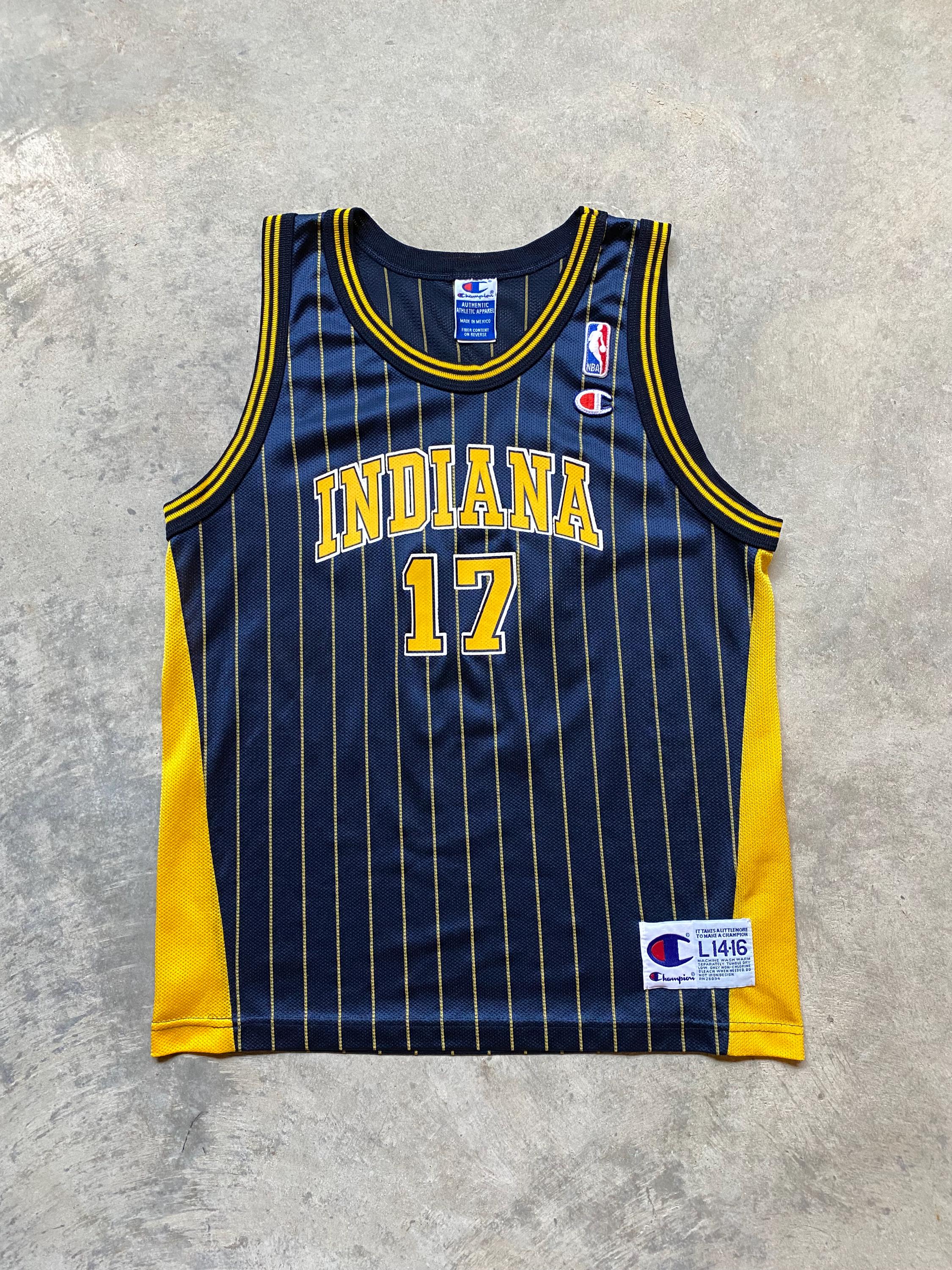 Original 90s Chris Mullin Indiana Pacers Champion Jersey Adult XS