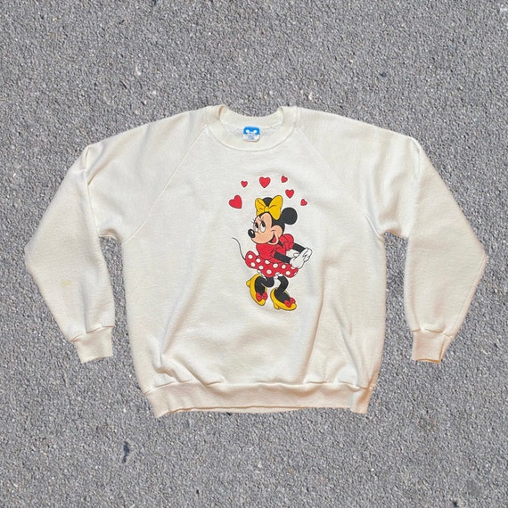 Vintage 80s MINNIE Mouse Valentine Heart Disney C… - image 9