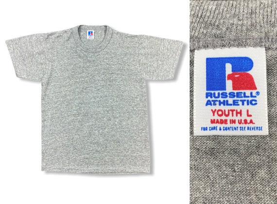 Vintage 80s Rayon Tri-blend Russell Athletic Blank T-shirt Vintage 80s Rayon Tri-blend Russell Athletic Blank T-shirt