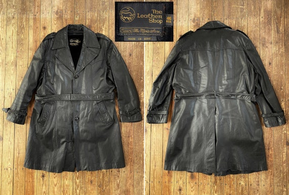 Vintage black duster coat Clearance