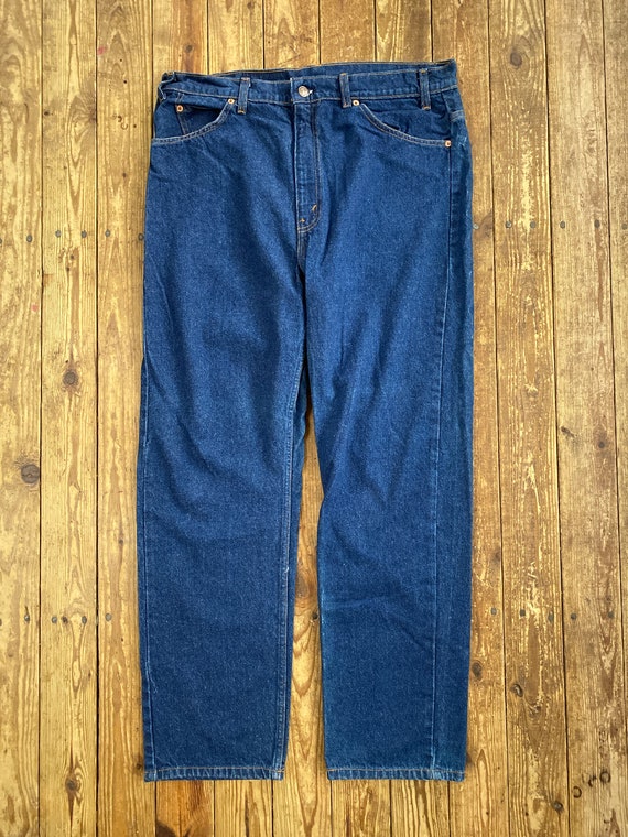 Vintage 90s LEVI'S 505 Regular Straight Leg Denim… - image 2