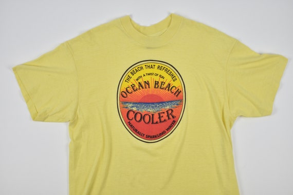 Vintage 80s Ocean Beach Cooler T-Shirt Large | 19… - image 2