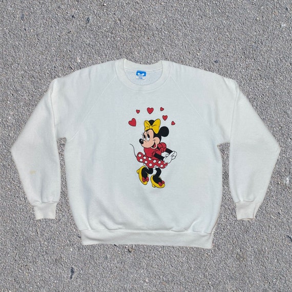 Vintage 80s MINNIE Mouse Valentine Heart Disney C… - image 2