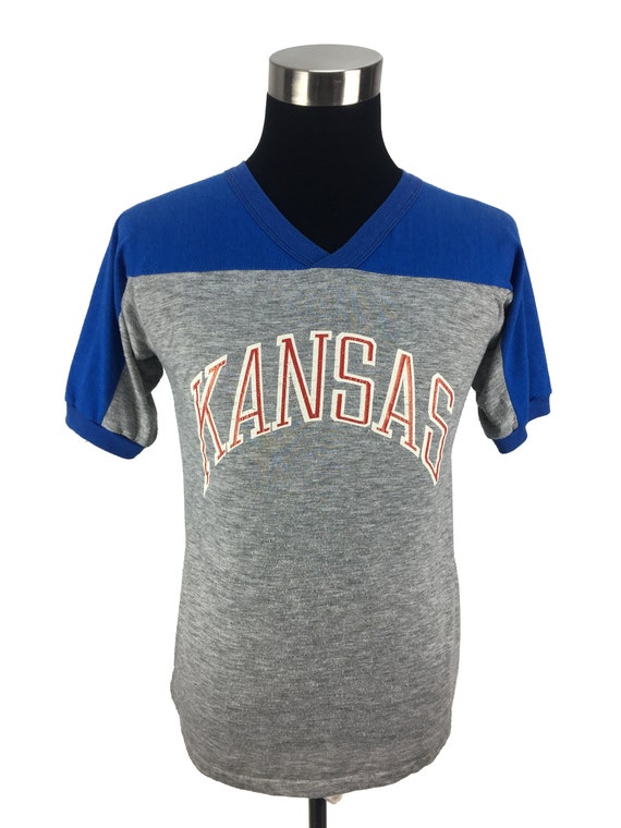 Vintage 80s University of Kansas Jayhawks Athleti… - image 8