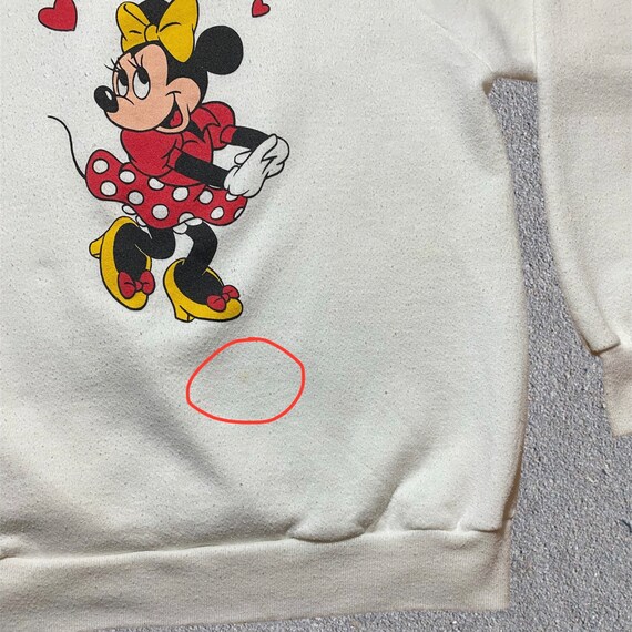 Vintage 80s MINNIE Mouse Valentine Heart Disney C… - image 7