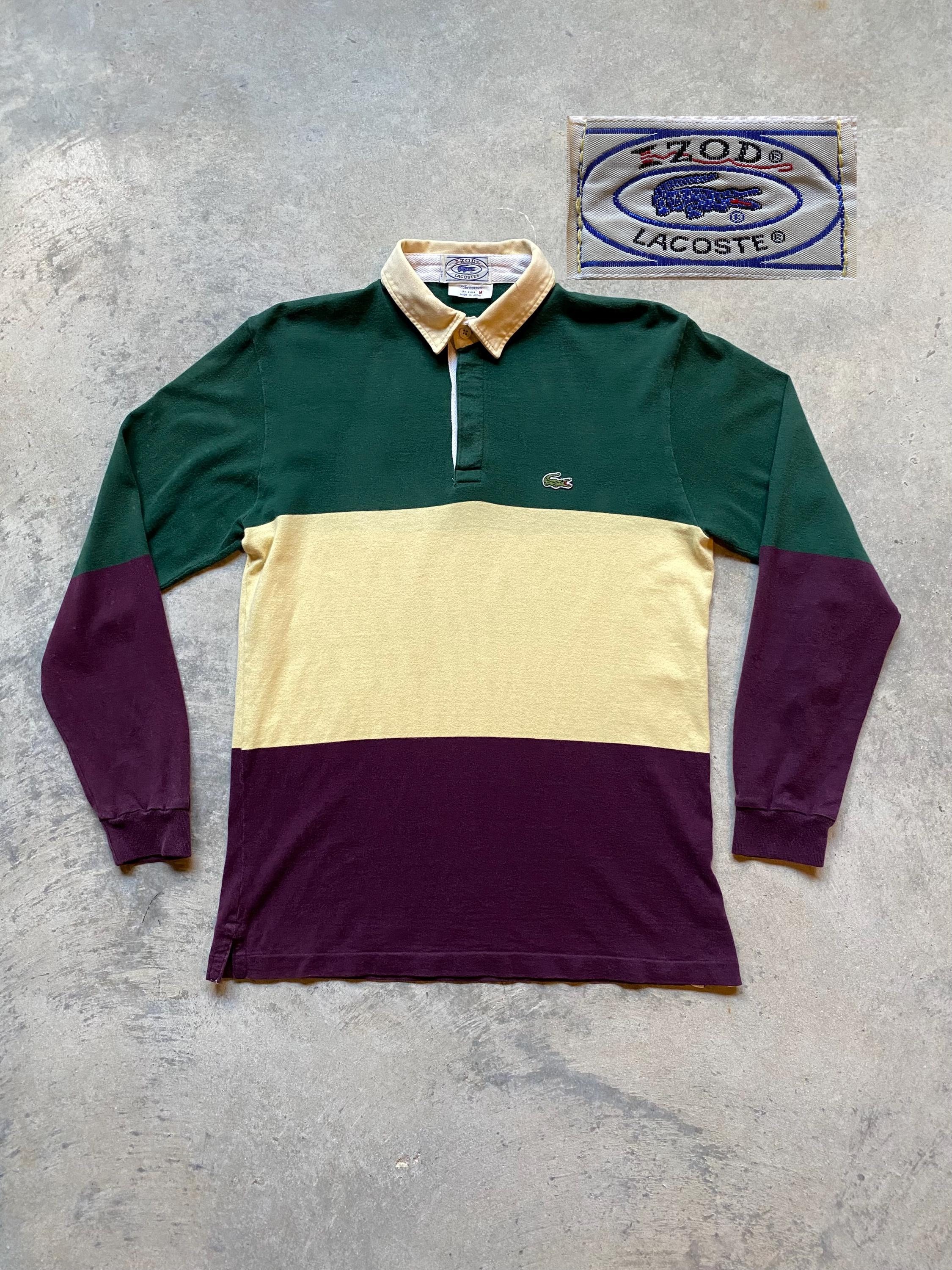 Vintage Lacoste Long Sleeve Polo - Etsy