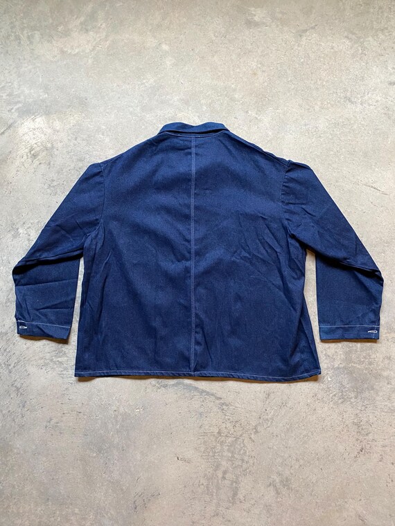 Vintage 60s Sanforized Denim Chore Jacket 58 XXXL Universal