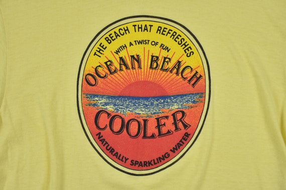 Vintage 80s Ocean Beach Cooler T-Shirt Large | 19… - image 3