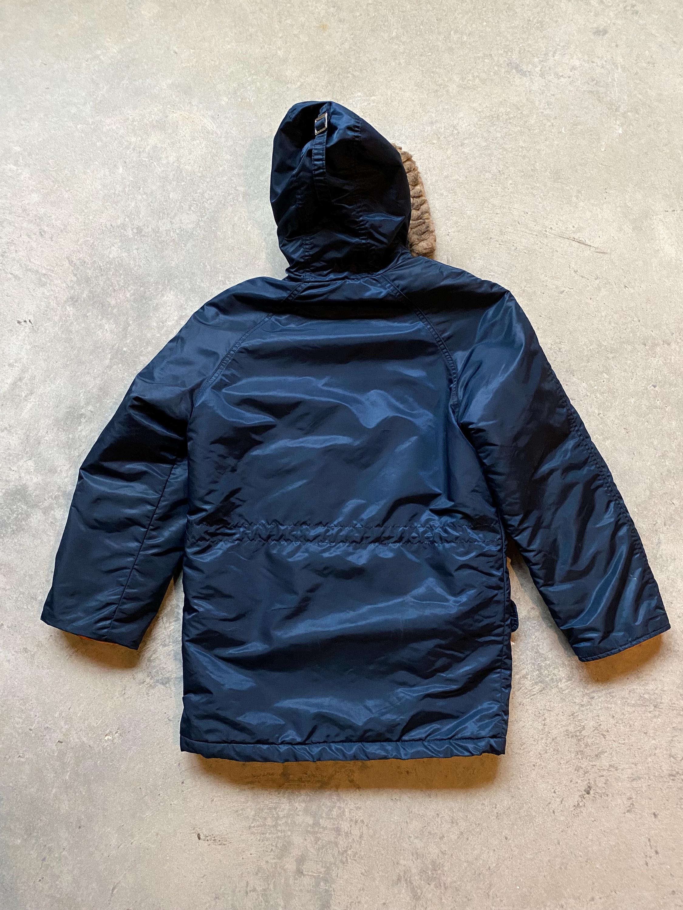 Vintage 70s N3-B Style Parka Jacket YOUTH XL, Adult XS