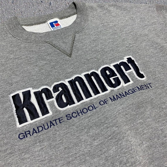 Vintage 90s KRANNERT PURDUE Boilermakers Crew Swe… - image 3