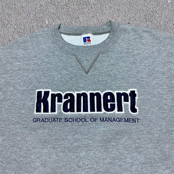 Vintage 90s KRANNERT PURDUE Boilermakers Crew Swe… - image 1