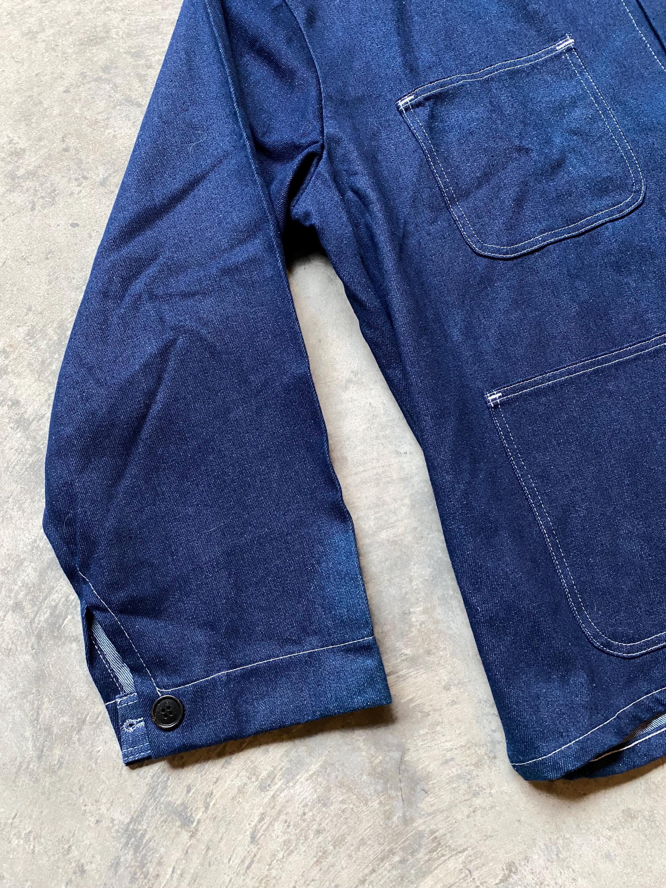 Vintage 60s Sanforized Denim Chore Jacket 58 XXXL Universal