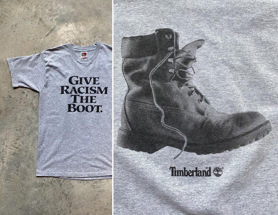 Timberland Give The Racism The Boot Tシャツ il_1080xN.6245954969_givp.jpg
