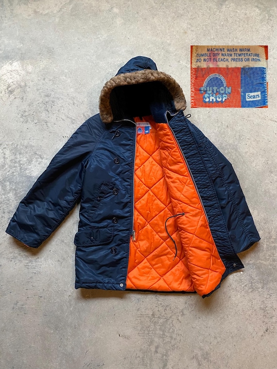 XーSMALL 実物 70’s Nー3B flight jacket Used 60s US Army N-3B Flight Jacket, Size S, 1964, Coyote