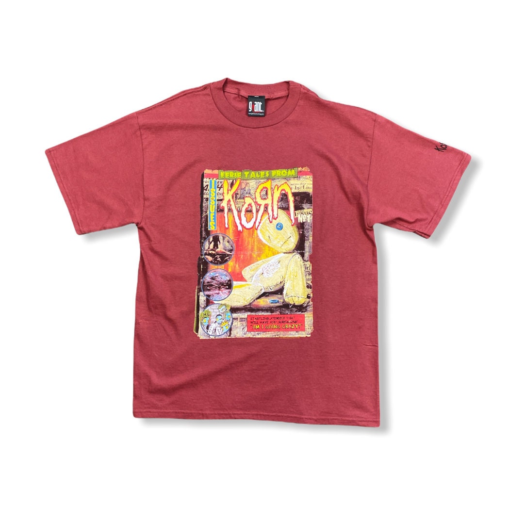 Vintage Korn Sick & Twisted Tour 2000 Bootleg Concert T