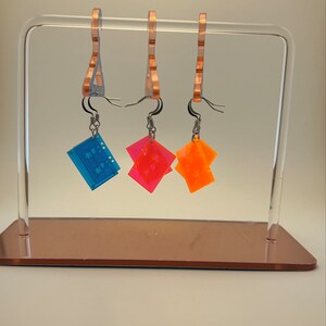 Cassette Tape earrings / Retro / Laser cut