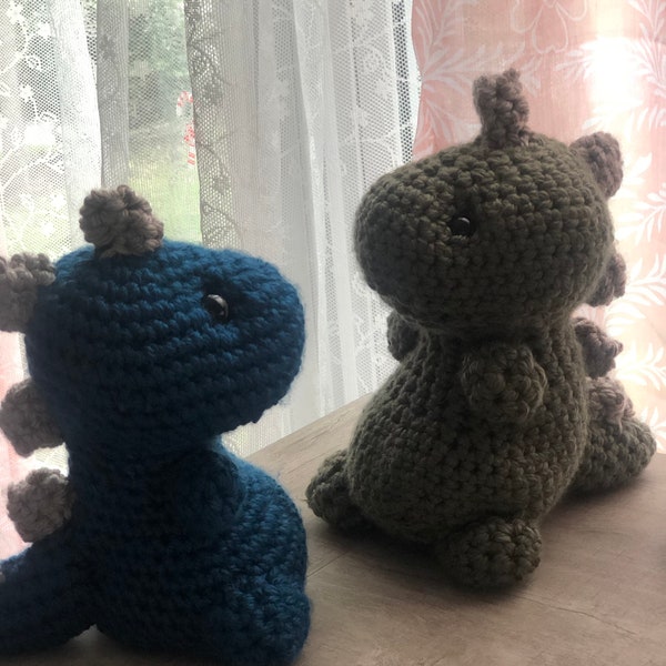 Zilla Plushie Crochet Dino!