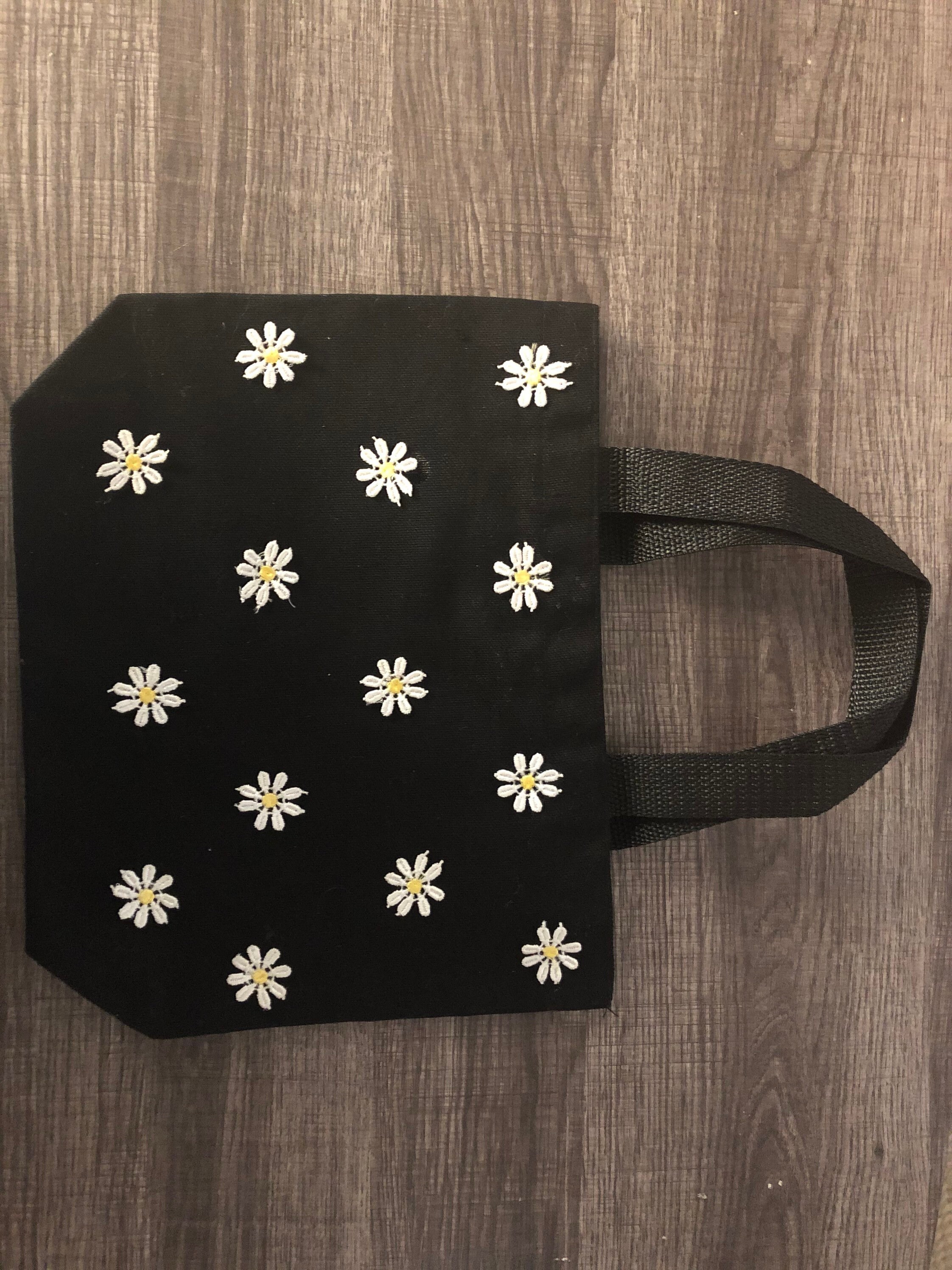 Daisy canvas tote/Bag/Daisy Bag/Purse/lunch bag/everyday Etsy España