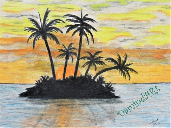 Sunset 2024 drawing pencil