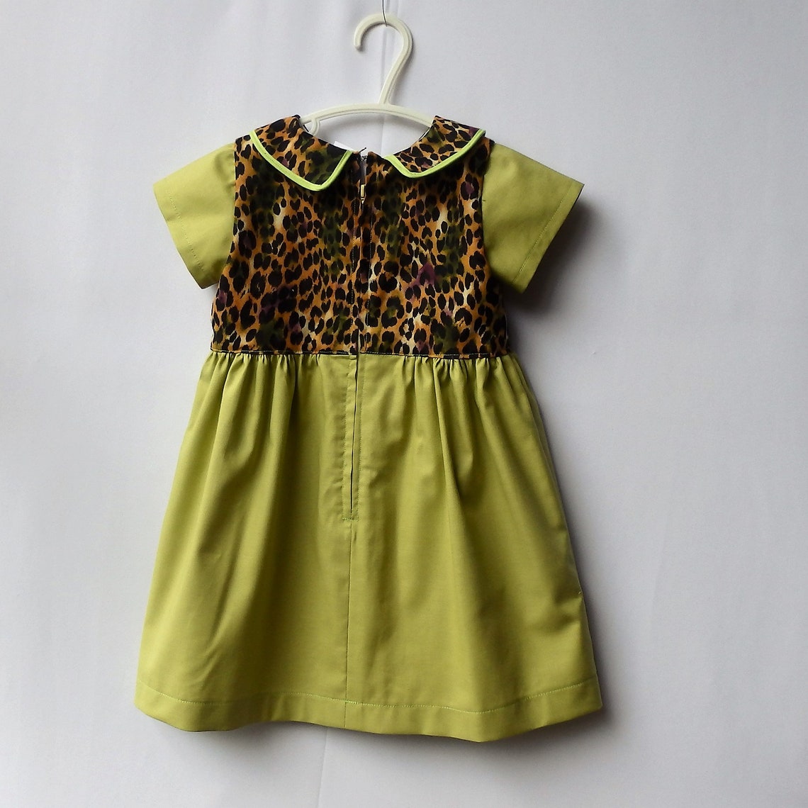 Jungle Safari Dress Baby Safari Outfit Rompers With Pocket Etsy