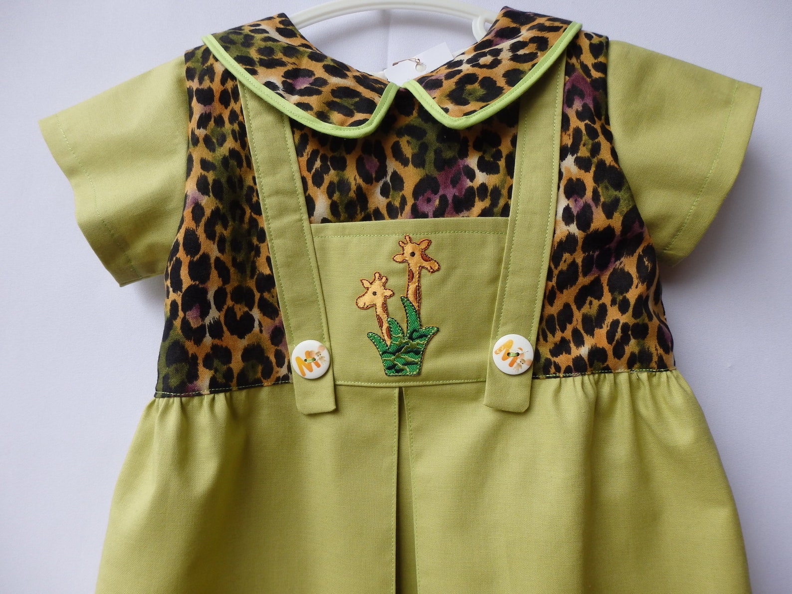 Jungle Safari Dress Baby Safari Outfit Rompers With Pocket | Etsy