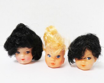 rubber doll heads