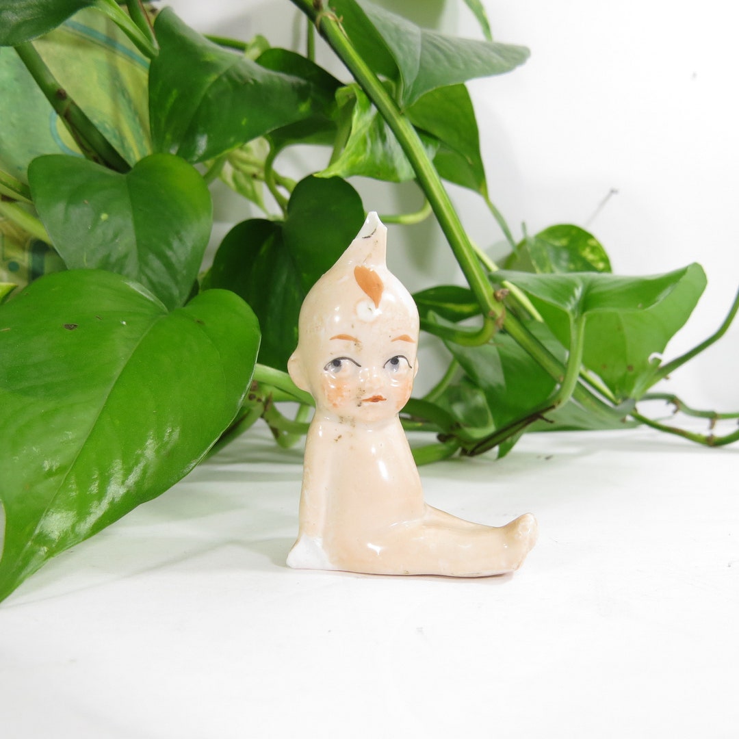 Antique Kewpie Doll Perfume Bottle Broken Excavated Kewpie Germany