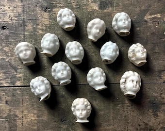 3 Frozen Charlotte Doll Heads 1 1/8” Random Pick