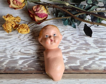 Creepy Doll Body 4.75" | Vintage Ceramic Occupied Japan
