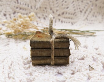 Dollhouse Miniature Book Bundle – 1:12 Wizard Study Decor No 01