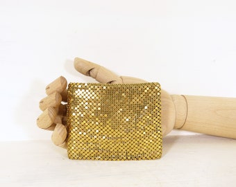 Gold Mesh Wallet- Vintage Gold Bling Wallet