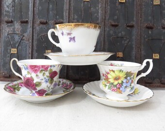 Set of 6 Porcelain Coffee Cups Saucers 170ml Tea Service White Silver Chess Gift Set of 6 Porcelain Coffee Cups Saucers 170ml Tea Service White Silver Chess Gift