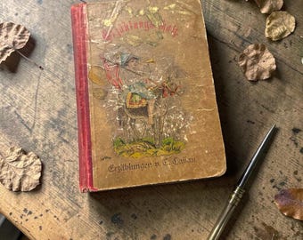 Antique German Storybook | Victorian 1800s Folk Tale Book