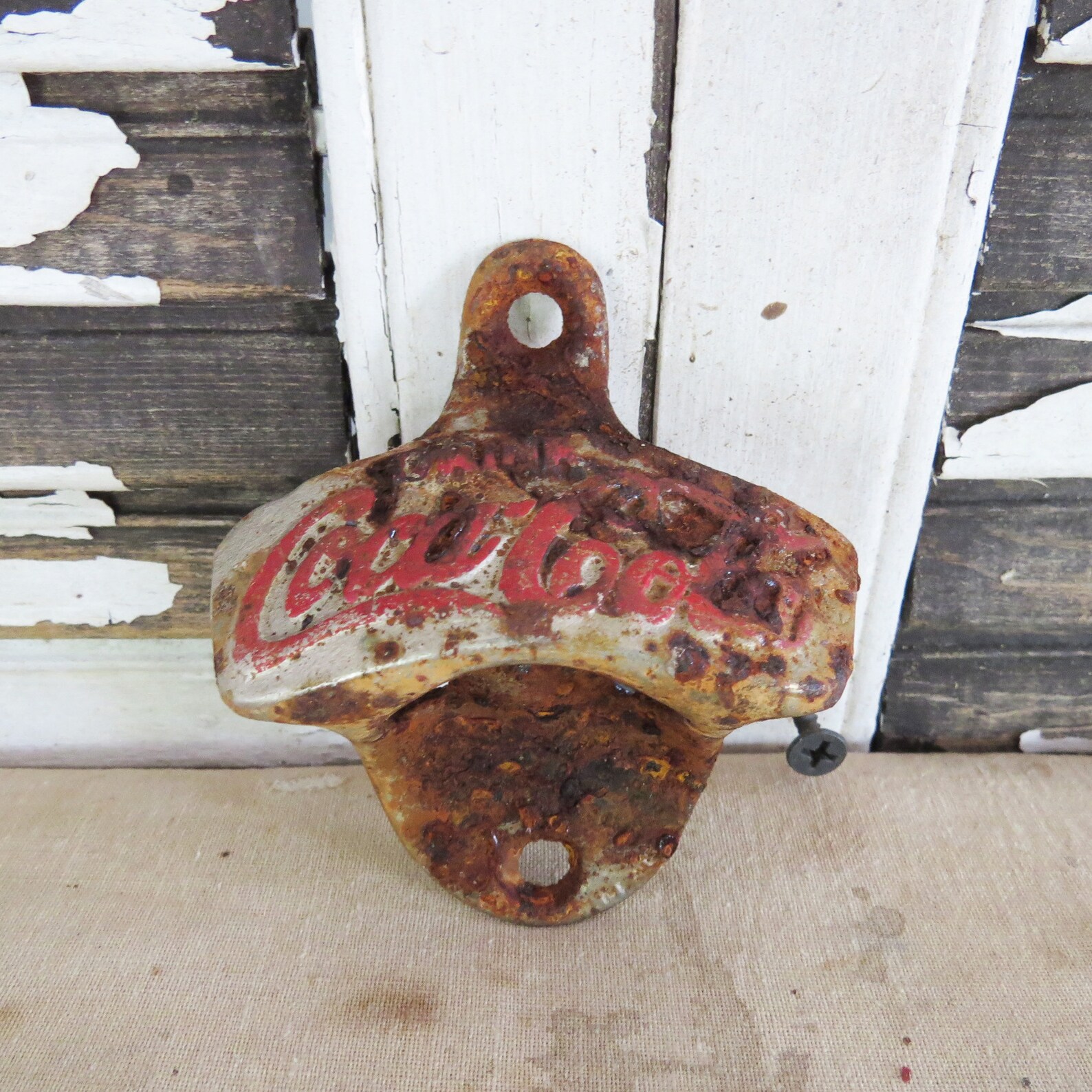 Coca Cola Bottle Opener Vintage Metal Coca Cola Opener - Etsy
