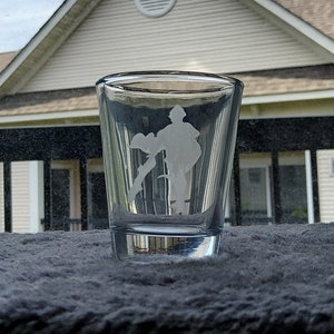 Corrin SSBU Silhouette Etched Shot Glass