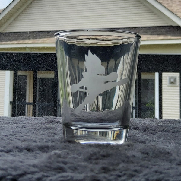 Falco Bair Etched Shot Glass