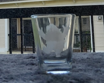 Wario SSBU Etched Shot Glass