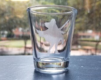 Lucina SSBU Etched Shot Glass