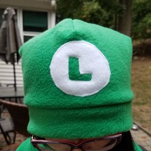 Fleece Luigi Hat