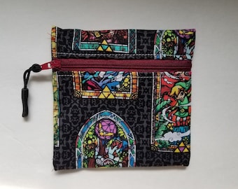 Legend of Zelda Reißverschluss Münztasche / Würfeltasche