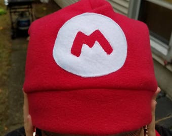 Fleece Mario Hat