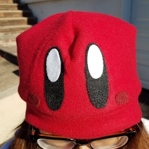 Fleece Red Kirby Hat