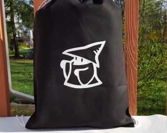 Vivi Black Mage Draw String Bag