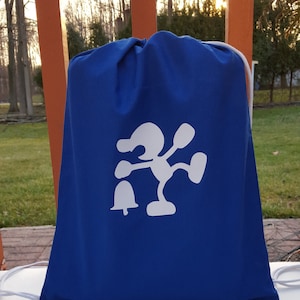 Mr. Game and Watch Taunt Draw String Bag